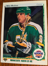 1990-91 Upper Deck Mike Modano All Rookie Team RC #346 Minnesota North Stars HOF
