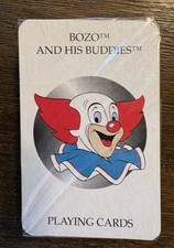 Vintage Bozo And His Buddies Playing Cards Deck Sealed over 100 Illustrations