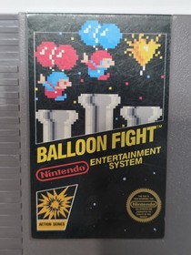 Balloon Fight NES 5 Tornillos Aut&eacute;ntico Original Probado Limpio Funcionamiento Original 