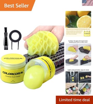 Colorcoral 2Pack Keyboard Cleaning Gel Set Universal Dust Cleaner for PC Keyboar