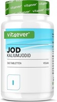 Jod 200µG - 365 Tabletten Aus Kaliumjodid - 1 Jahresvorrat - Vegan