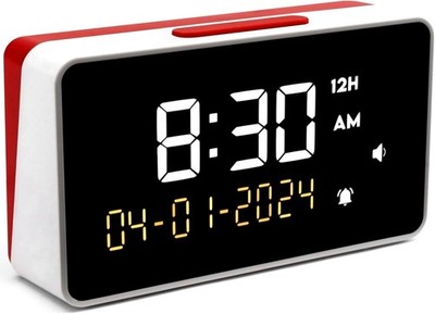Top Life sprechende Uhr extra laut Zeit und Datum für ältere Menschen Demenz einfach zu bedienen