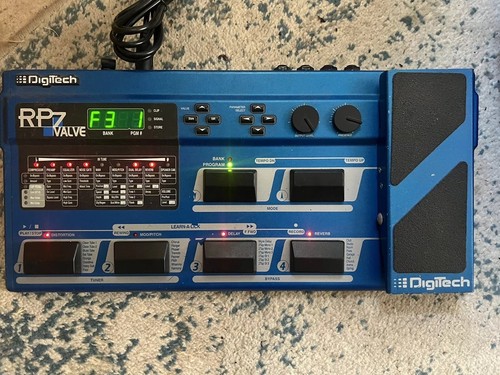 DigiTech RP7 Valve Gitarrenröhren-Vorverstärker/Effektpedal mit Adapter -99 % funktionsfähig LESEN
