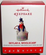 Hallmark 2016 SKYLAR A WOOLSCARF Miniature Keepsake Ornament MIB
