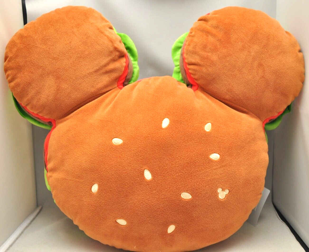 Tokyo Disney Resort Burger Mickey Shape Cushion Hamburger Plush Pillow New Ebay
