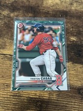 2021 Topps Bowman Prospects Camo Border Triston Casas BP-84
