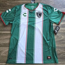 NWT Charly Club De Cuervos Season 4 Futbol Soccer Jersey Green Mens Size XL