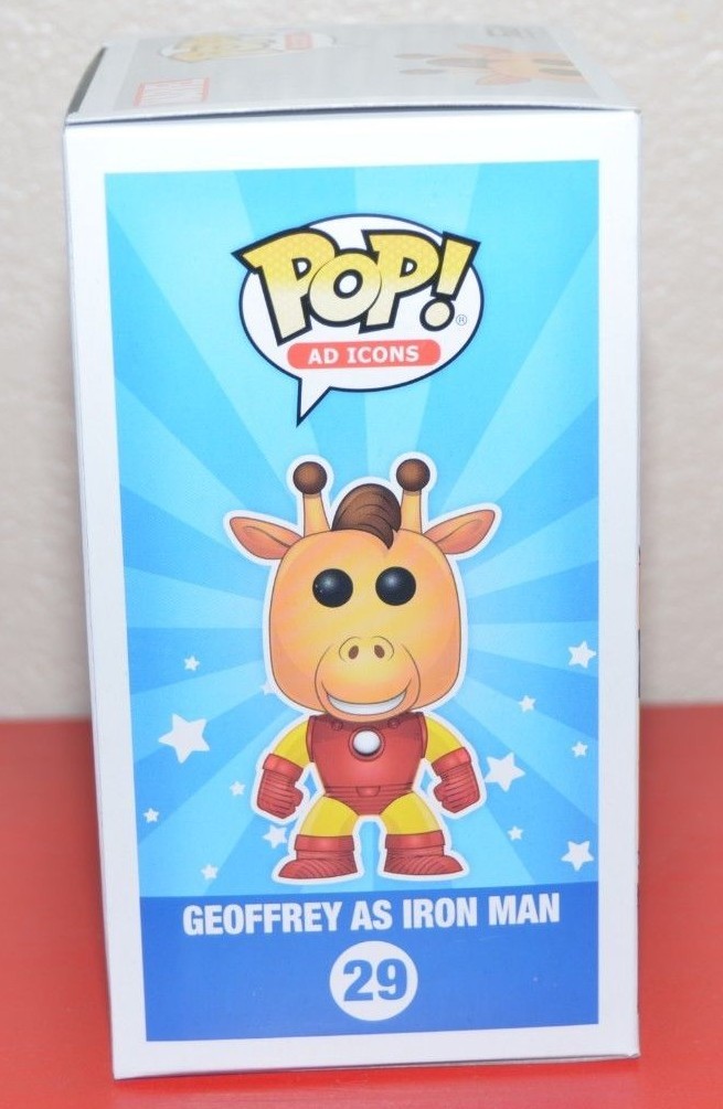 Funko POP! Ad Icons: Toys R Us - Geoffrey the Giraffe as Iron Man
