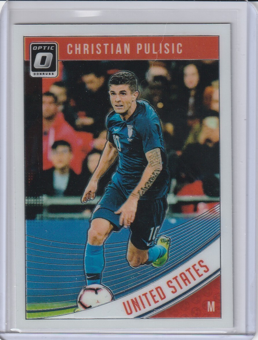 CHRISTIAN PULISIC 2018/19 Donruss Optic Soccer #170 USA Base Card /Quantity