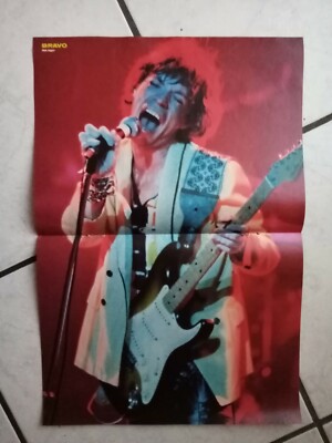 Bravo Poster 70 er Jahre Musikgruppe   ''Rolling stones Mick Jagger''
