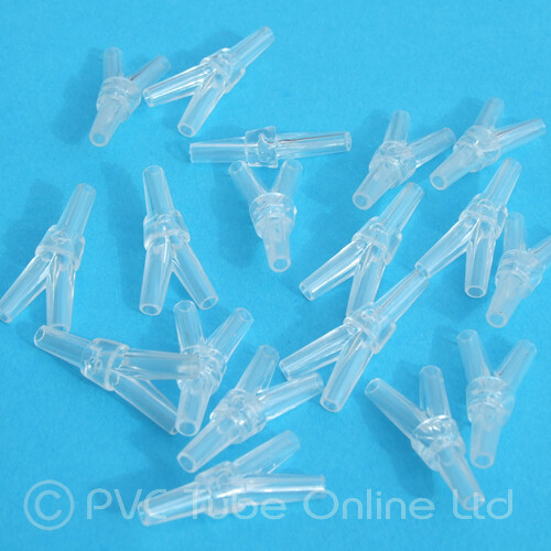 Plastic Barbed Connector Tube Hose Straight T Elbow Y Aquarium Windscreen Washer - Picture 11 of 13