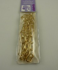 lanyard strap chain for stop dropping your face mask on the floor goldtone