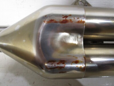 03-06 Kawasaki Z1000 ZR1000 LEFT SIDE FACTORY EXHAUST PIPE MUFFLER