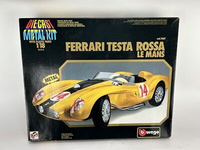 Bburago Ferrari Testa Rossa LeMans Die Cast Scale Model Kit 1:18