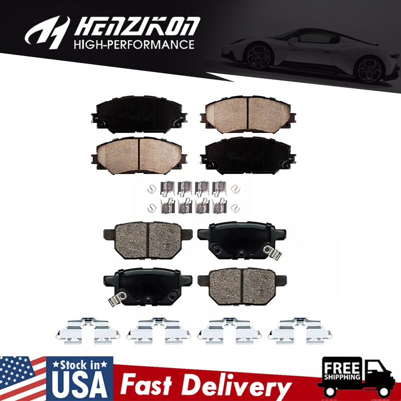 Ceramic Brake Pads Front Rear for Toyota Corolla Matrix Scion XB Pontiac Vibe