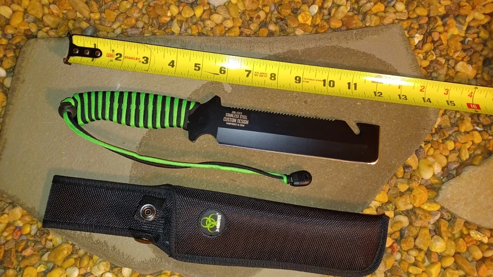 Z Hunter/Machete/Espada/Bowie/Cuchillo/Sierra/Espiga completa/Supervivencia/Combate/Paracord 550 Foto 4 de 4