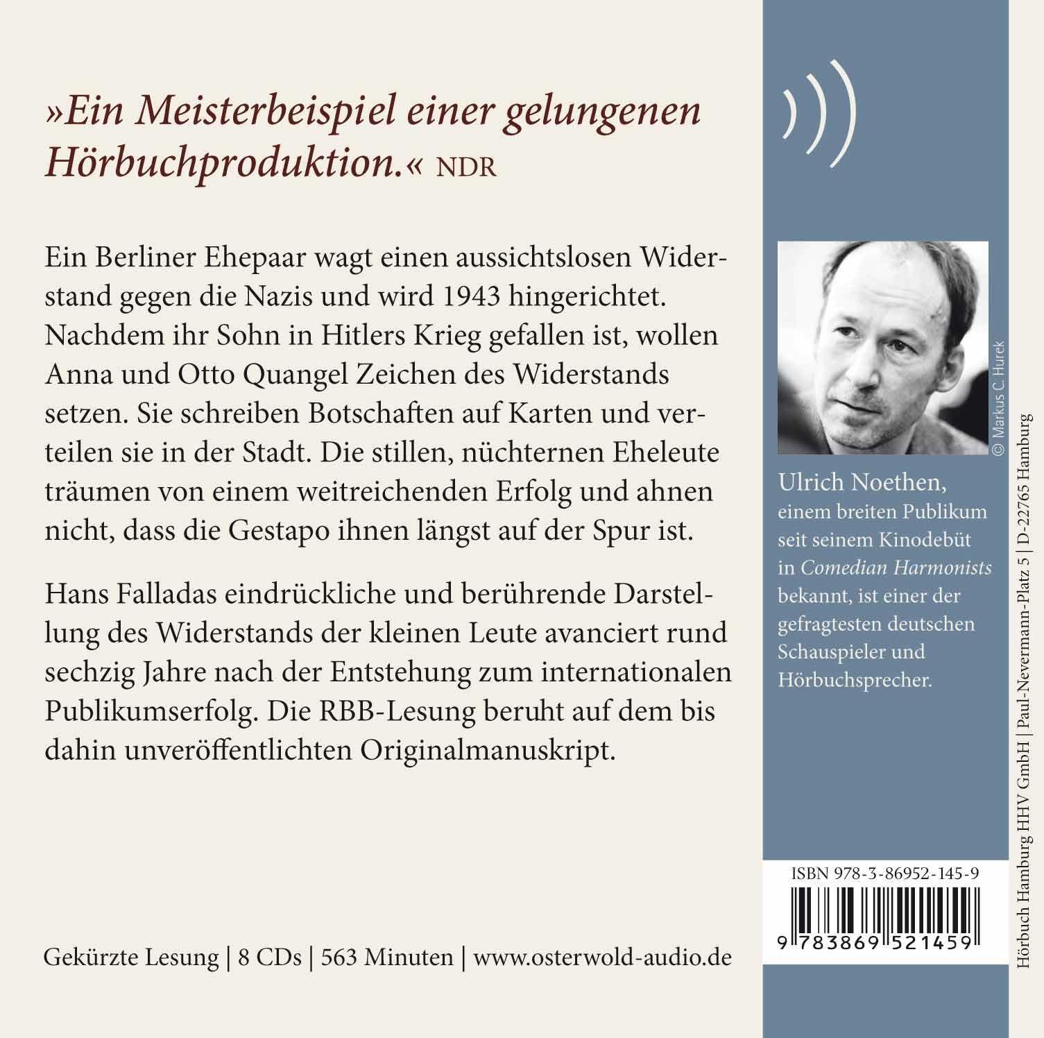 Thumbnail - Jeder Stirbt Für Sich Allein, Hans Fallada