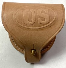 INDIAN WAR US UNION M1874 .45 .36 "MODIFIED CAP" CARTRIDGE AMMO BELT POUCH