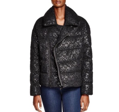 lace puffer jacket