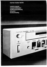 Harman Kardon HK705 Receiver Owners Manual