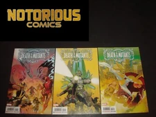 AXE Death to the Mutants 1-3 Complete Comic Lot Run Set Gillen Marvel Collection