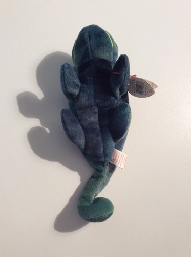 Ty Rainbow the Chameleon Beanie Baby with Tag - 1997 - Retired - Mint! - Picture 5 of 6