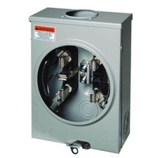 125 Amp Ringless-Horn Bypass Overhead or Underground Meter Socket with a 5th