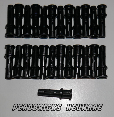 Lego Technik Technic 25 x Verbinder, Pins mit Stopper schwarz #32054 NEUWARE