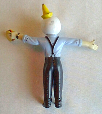 Vintage Jack In The Box Restaurant Bendable Bendy 4” Advertising - Main Image