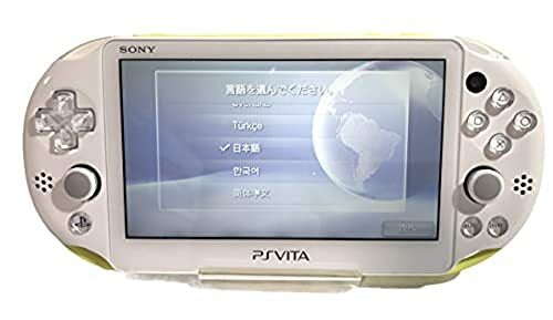 PlayStation Vita - わかめ USED PS Playstation vita Wi-Fi model LIME GREEN WHITE PCH