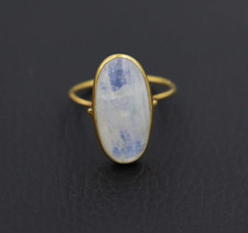 Moonstone Ring 925 Sterling Silver Ring Handmade Statement Ring All Size M09
