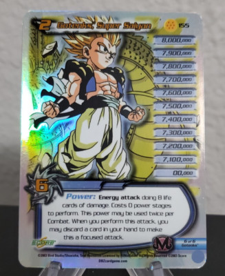 DBZ Gotenks Super Saiyan #155 High-Tech Unlimited Foil Uber Rare Buu Saga