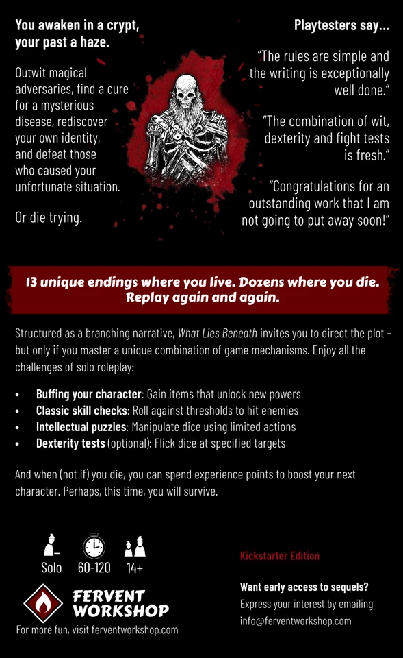 What Lies Beneath -- A solo dungeon-crawler of dice, decisions and death - Image 2 of 4
