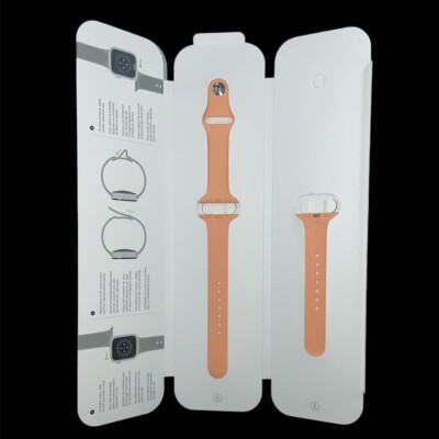 Genuine Apple Watch 38mm 40mm 41mm Series 4 5 6 7 8 9 SE Sport Band - Cantaloupe