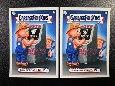 Donald Trump Makes Sure He Wins Popular Vote 2024 Garbage Pail Kids Card 2020