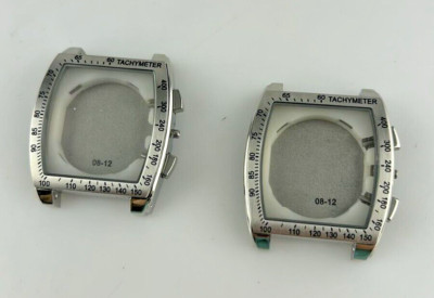 Lotto 2 Uhrengehäuse Gianmarco Venturi Chrono Herren 40mm Stahl Ohne Werk