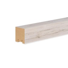 UK Acoustic Cre8 Slatted Room Divider - Oak White, 8 Pack