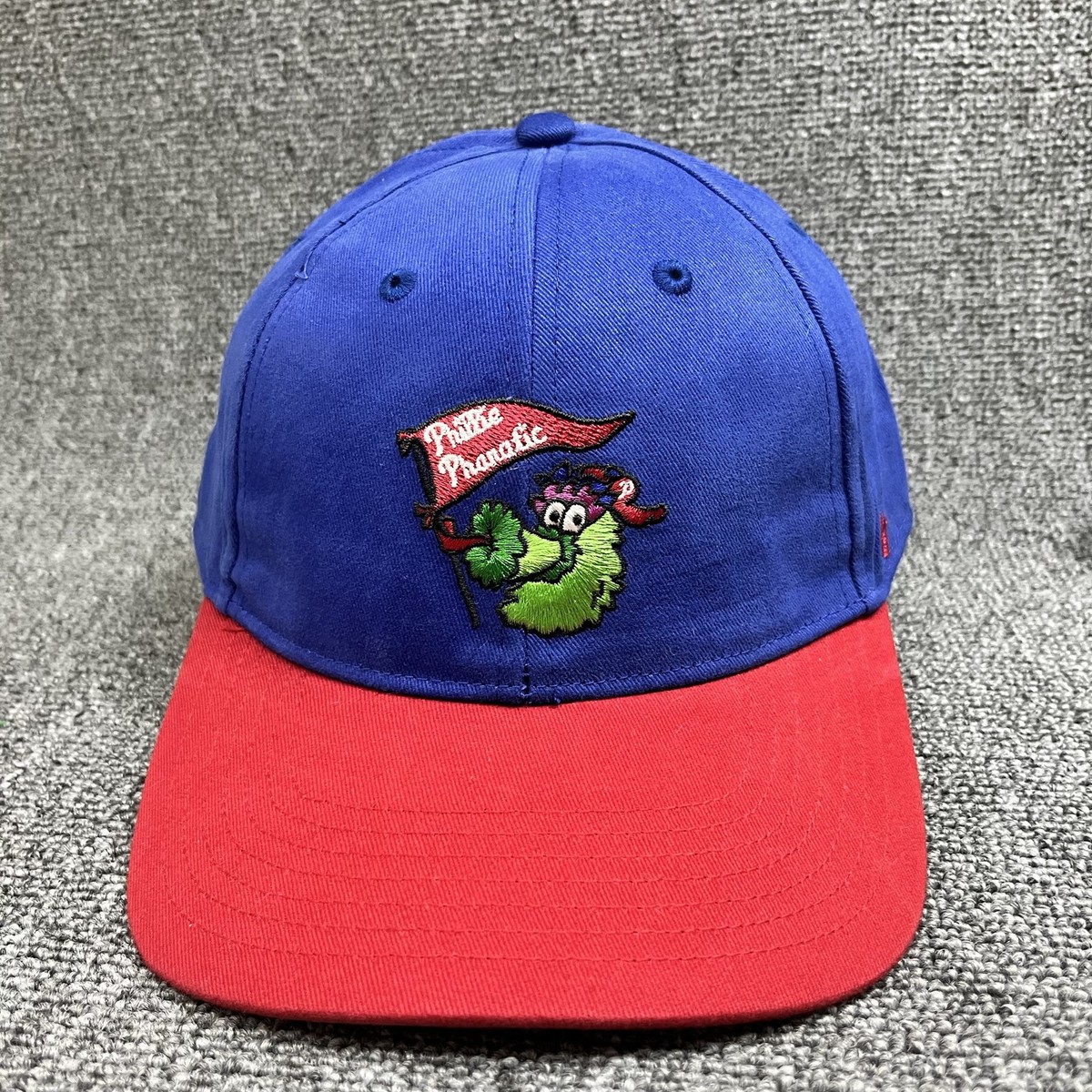 Philadelphia Phillies Phillie Phanatic '47 Brand Strapback Hat Blue Red MLB