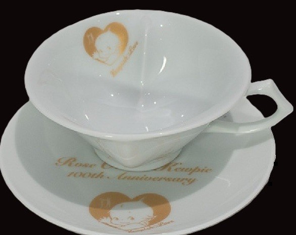 Rose O'Neill Kewpie Heartful Tea Cup Kewpish Love 100th Anniversary Kewpies