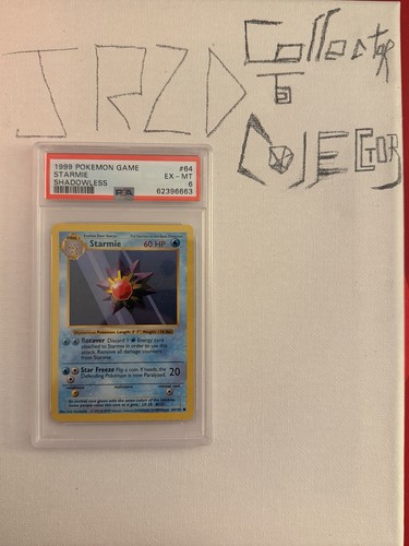 Starmie (Shadowless) graded PSA 6 for sale on eBay