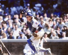 Color 8x10 photo of Jody Davis, Chicago Cubs.  (BK13)