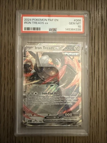 2024 Pokemon Paldean Fates Iron Treads Ex 066/091 Ultra Rare PSA 10