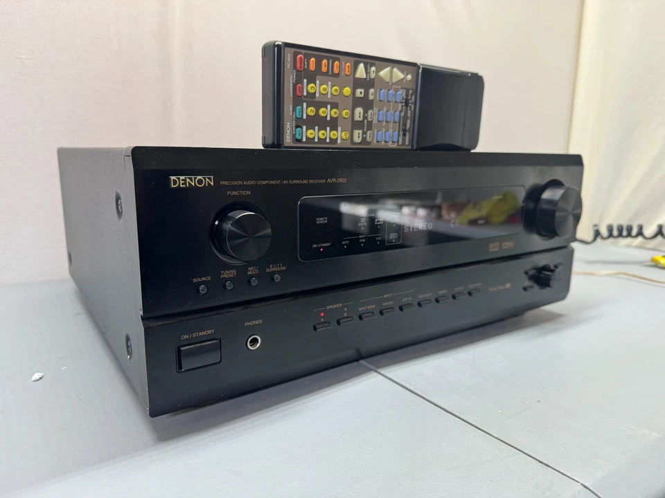 Denon AVR-2802 Receiver HiFi Stereo 6.1 Channel Home Theater AVR Radio Phono - Image 2 of 4