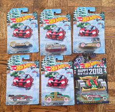HOT WHEELS 2017 Holiday New years SERIES COMPLETE SET OF 6