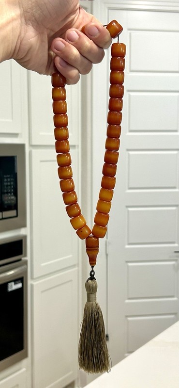 Vintage Prayer Beads Worry Beads Komboloi Bakelite / Catalin Style