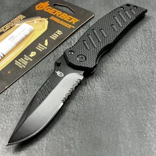 Gerber Swagger Black G10 Tactical EDC 7Cr17MoV Blade Folding Pocket Knife NEW