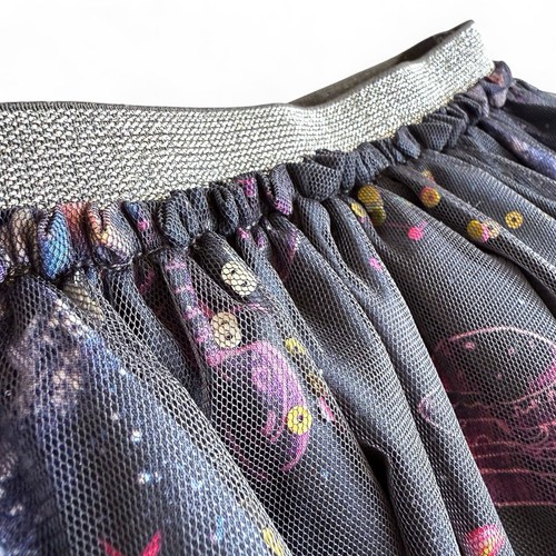 Cakewalk by Oilily Tulle Skirt Girls 5-6 (110-116) Outer Space Animals Whimsical - Picture 15 of 18