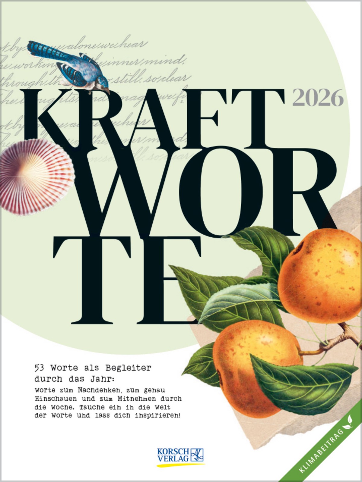 Kraftworte 2026 Verlag Korsch
