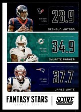 2020 Score Fantasy Stars Deshaun Watson/DeVante Parker/James White Houston