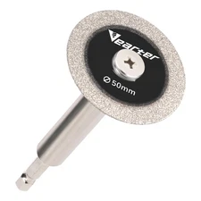 5Pcs 2'' Diamond Cutting Wheel Set with Hex Shank Mandrel for Drill Rotary Tool